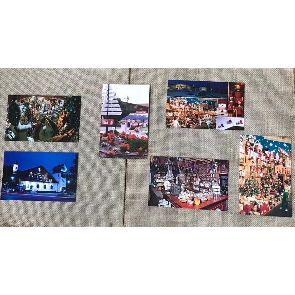 Bavarian Inn Bronners Family Christmas Wonderland Raus Country Store Postcards
